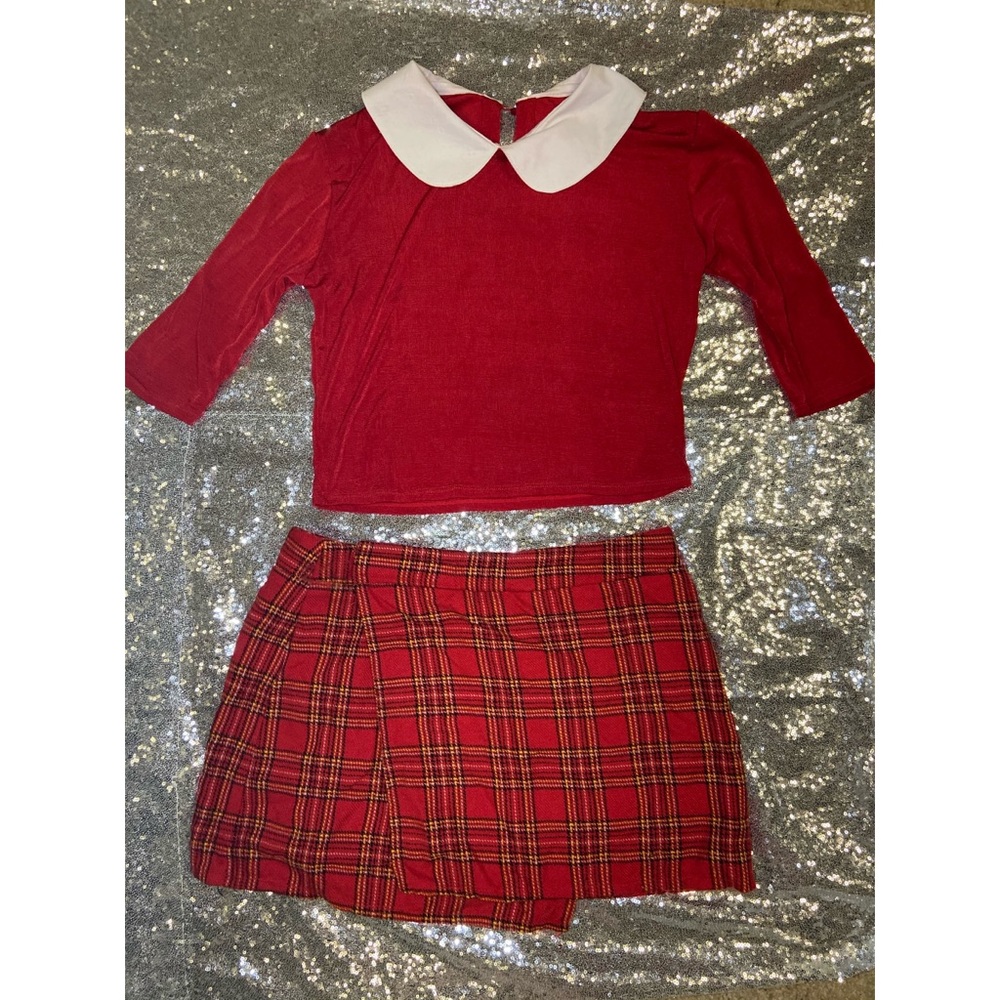 ❌❌ SOLD ❌❌ 
Red white school girl costume 🌹 - Picture 8 of 10
